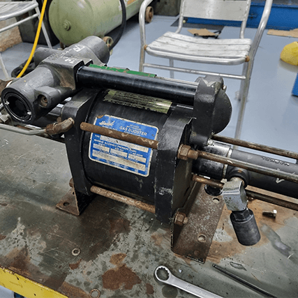 gas booster and liquid pump rental